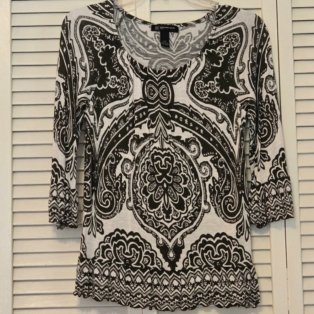 INC International Concepts Lightweight Tunic Top - Size PS